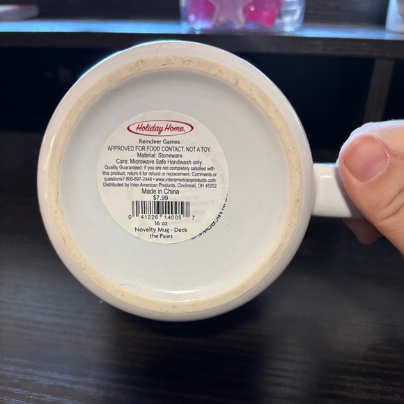 DECK THE PAWS HOLIDAY MUG - Picture 3 of 3